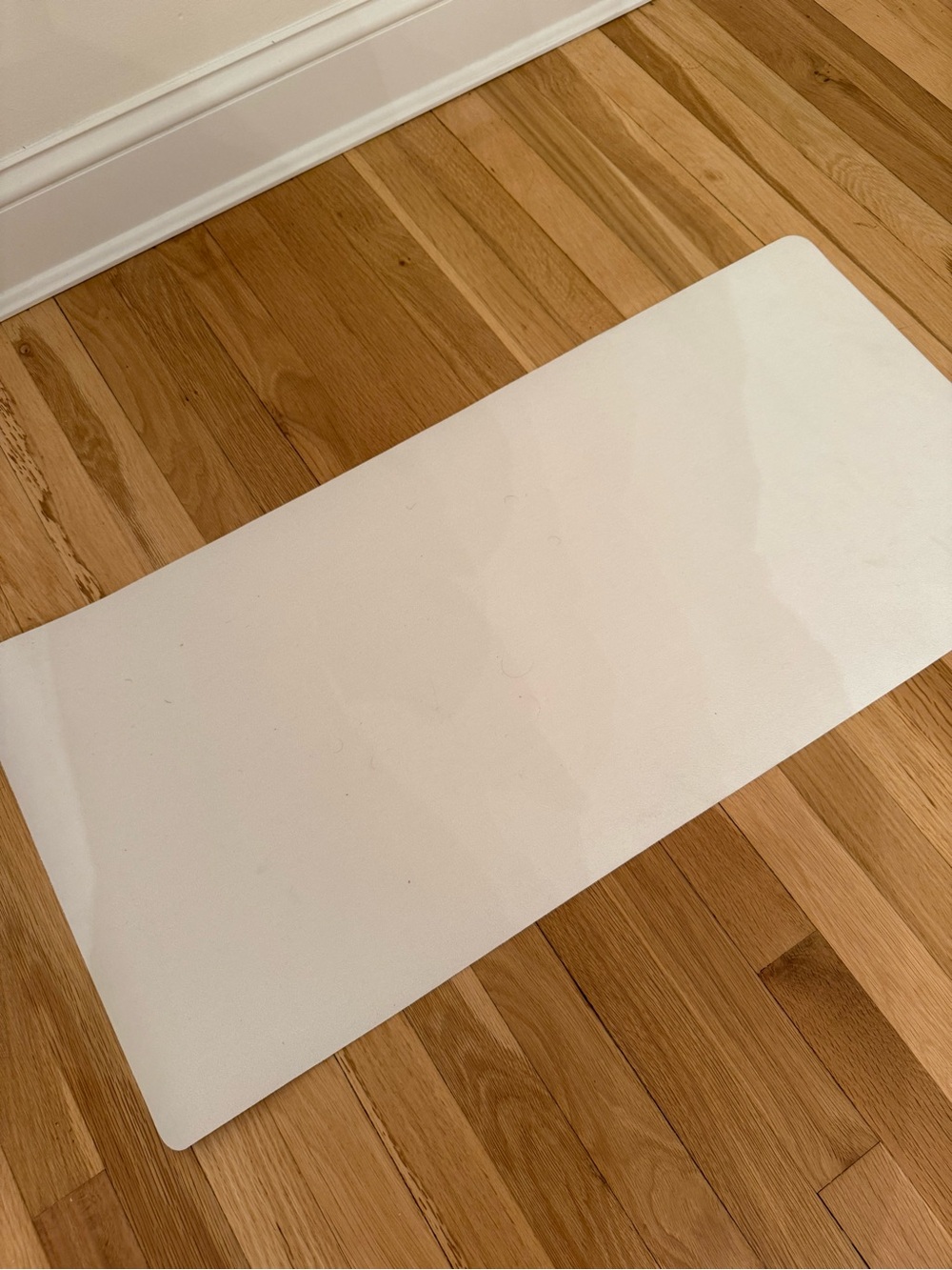 White Rectangular Yoga Mat / Exercise Mat - Picture 2 of 6